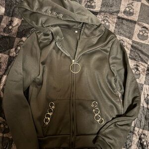 Stylish Black Hoodie Jacket